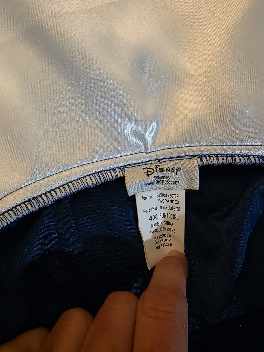 Disney Snow White Classic Yellow & Blue Plus size 4xl  Costume Euc worn once - Picture 11 of 11